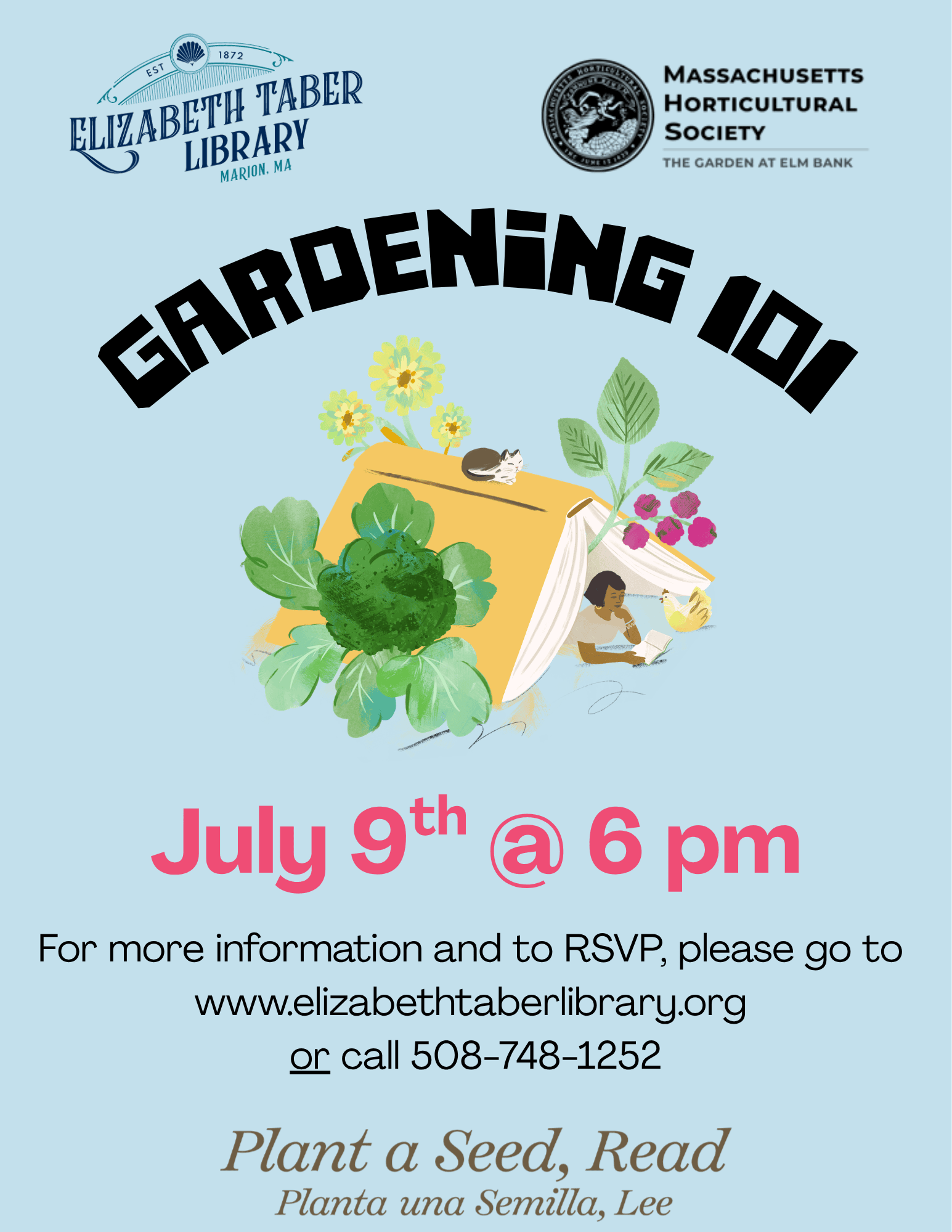 adult gardening program flyers