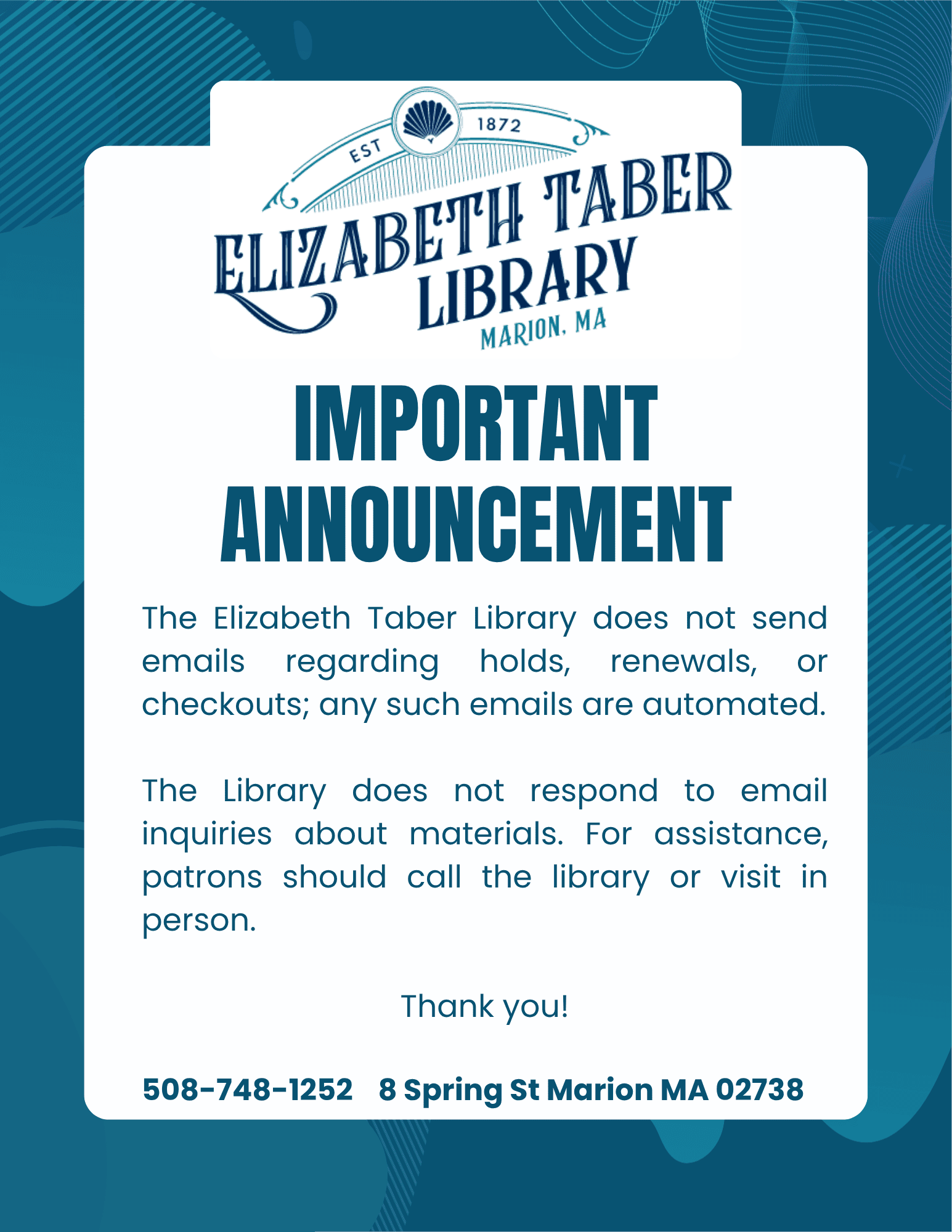 email notice