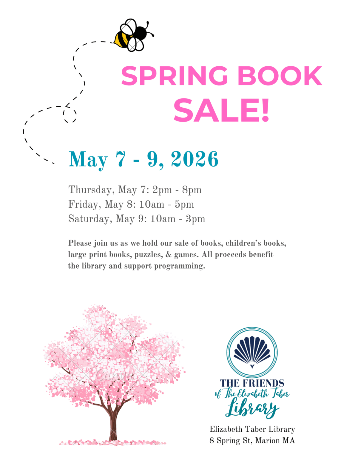 spring book sale