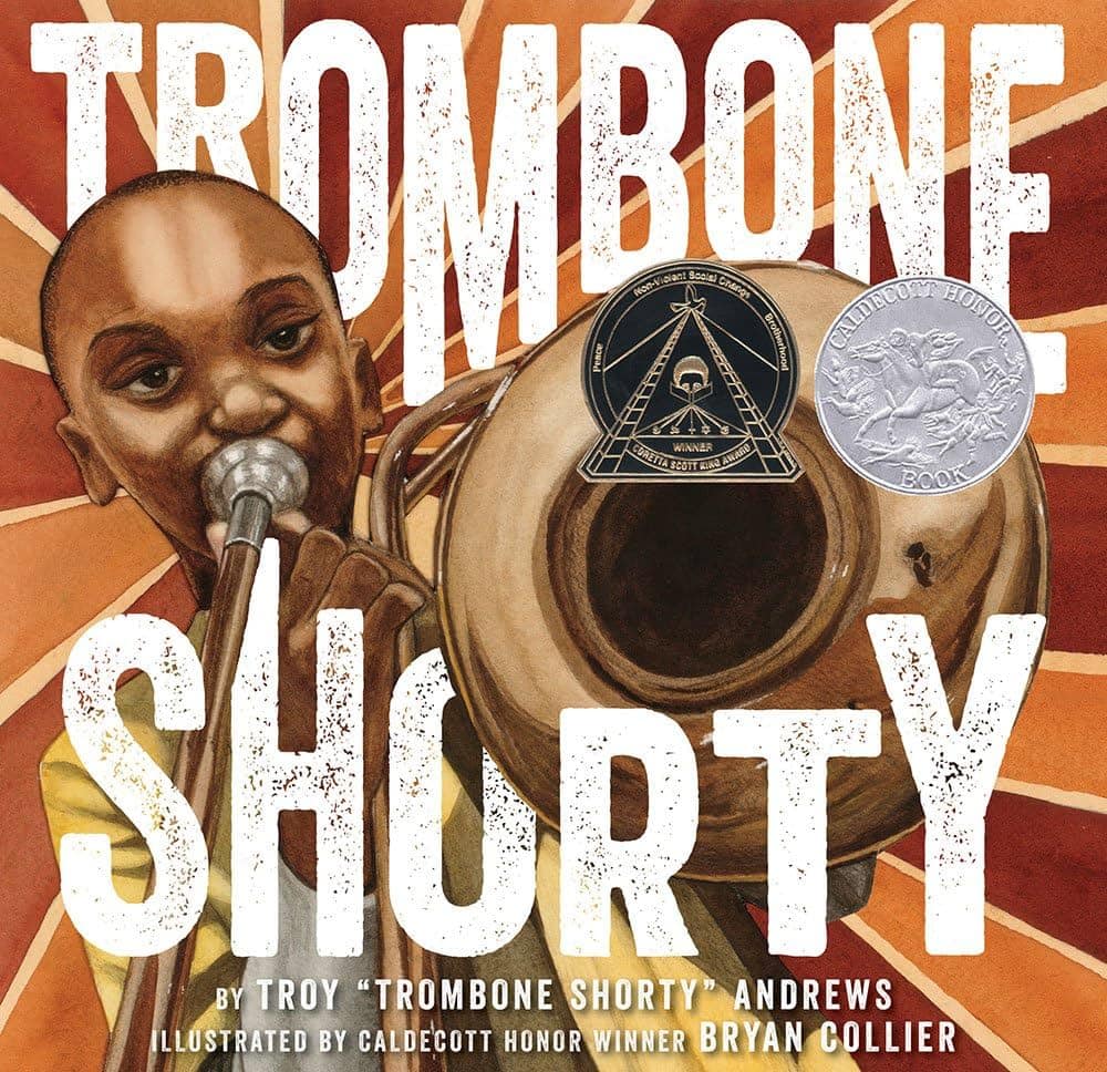 book cover trombone shorty by Troy Andrews