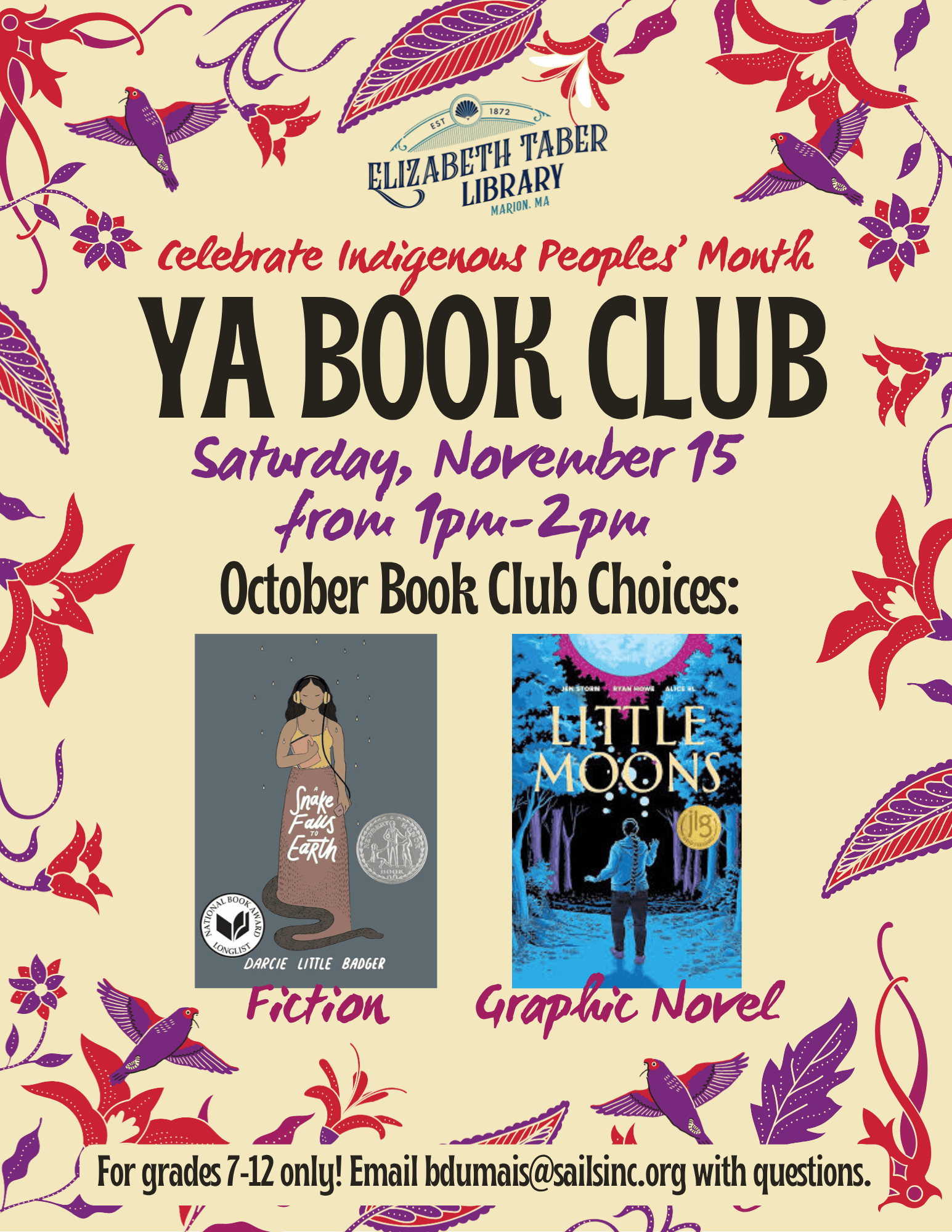 ya book club nov '25