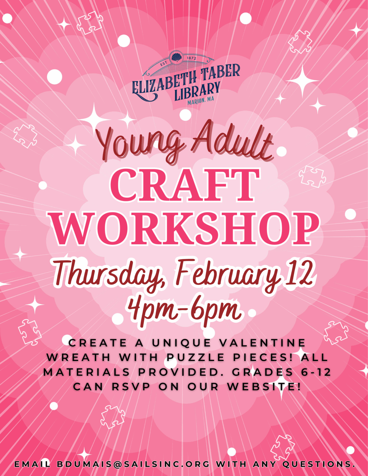 ya craft workshop feb 2026