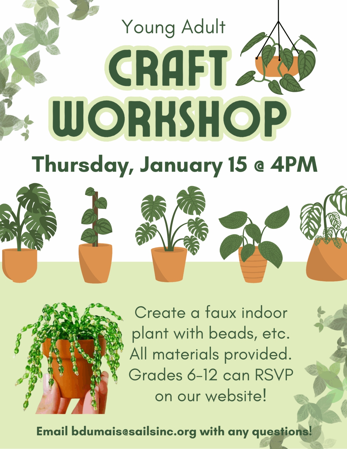ya craft workshop jan 2026