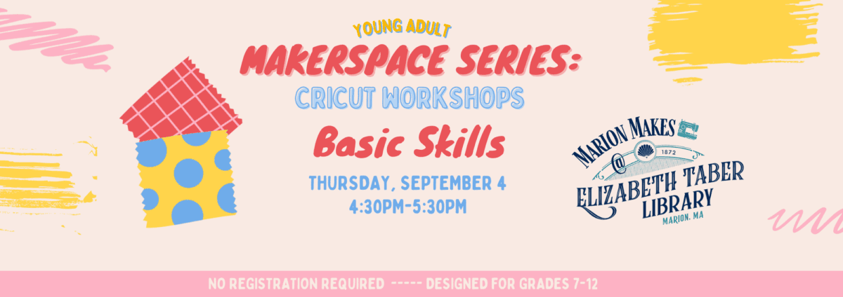 ya cricut makerspace september (calendar)