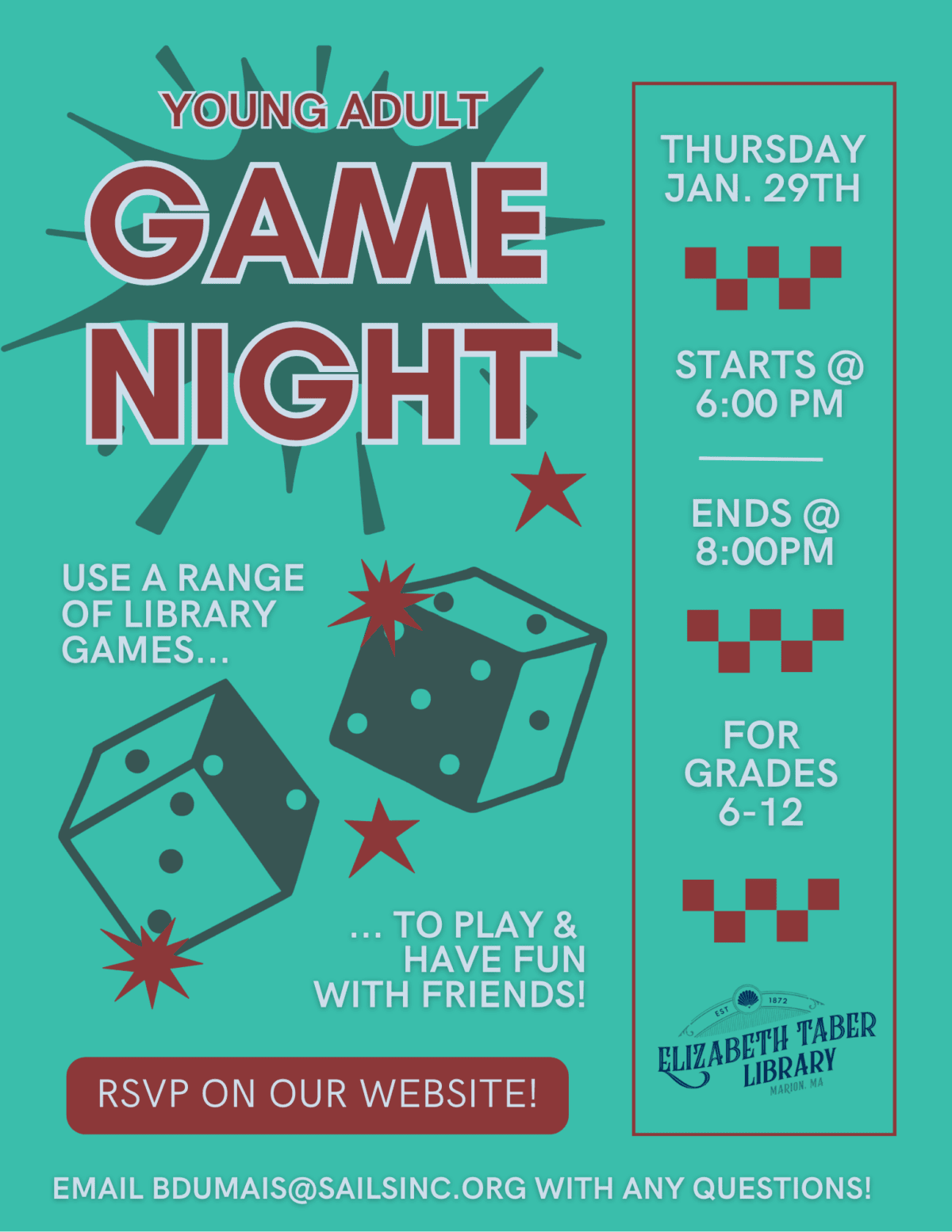 ya game night jan 2026